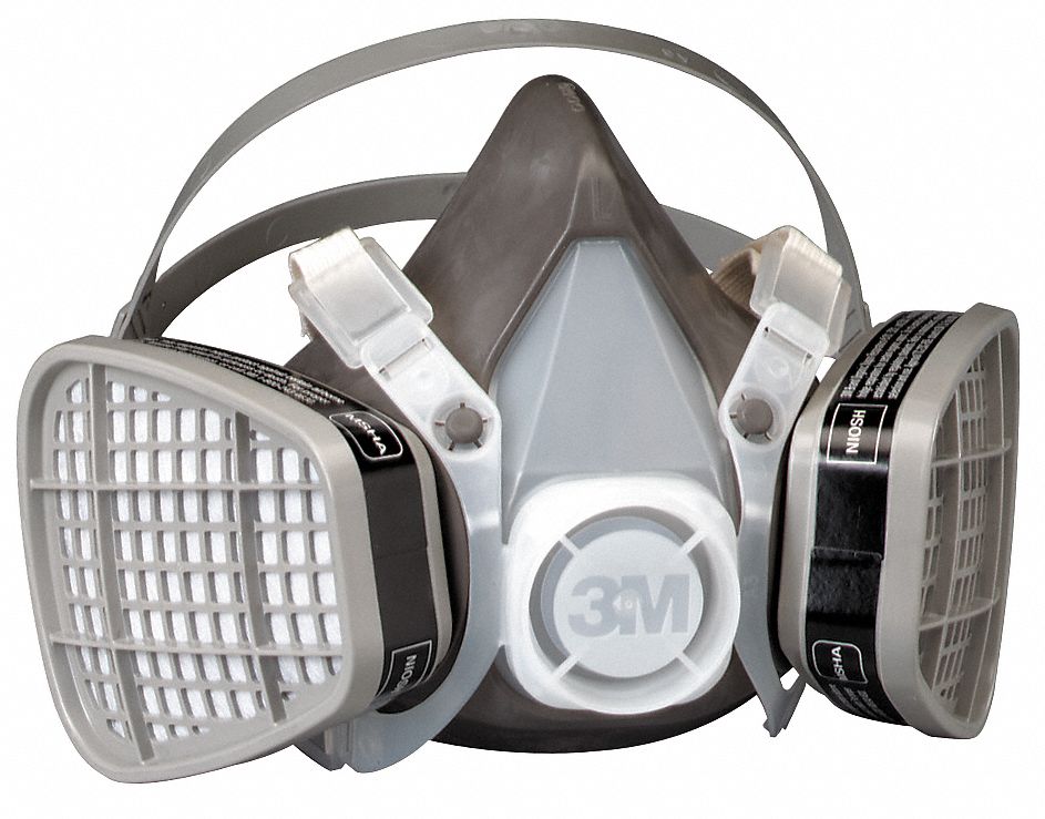 3M, 5000, 2 Cartridges Included, Half Mask Respirator Kit 5T5665301
