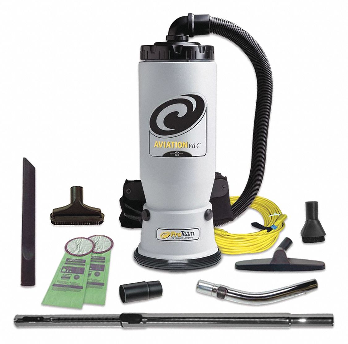 PROTEAM, 106 cfm Vacuum Air Flow, 10 lb Wt, Backpack Vacuum 5TZH8