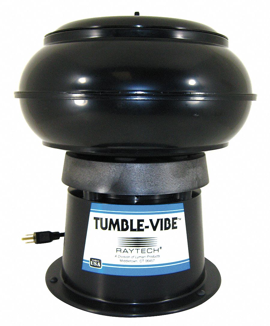 Vibratory Tumbler, Standard, 0.18 cu ft, 12 lb Weight Capacity, 12 in