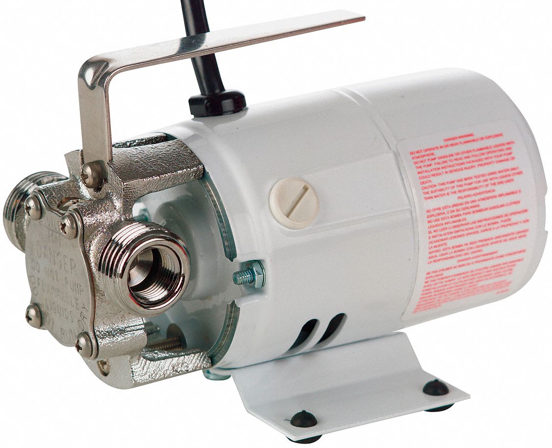 LITTLE GIANT, 12V DC, 46 ft of head Max head, Pump 5UXN5555602