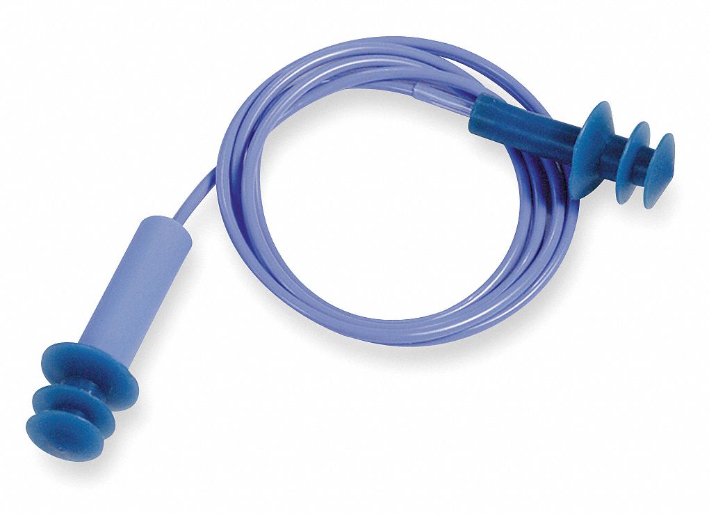 HONEYWELL NORTH Flanged Ear Plugs, 27dB Noise Reduction Rating NRR