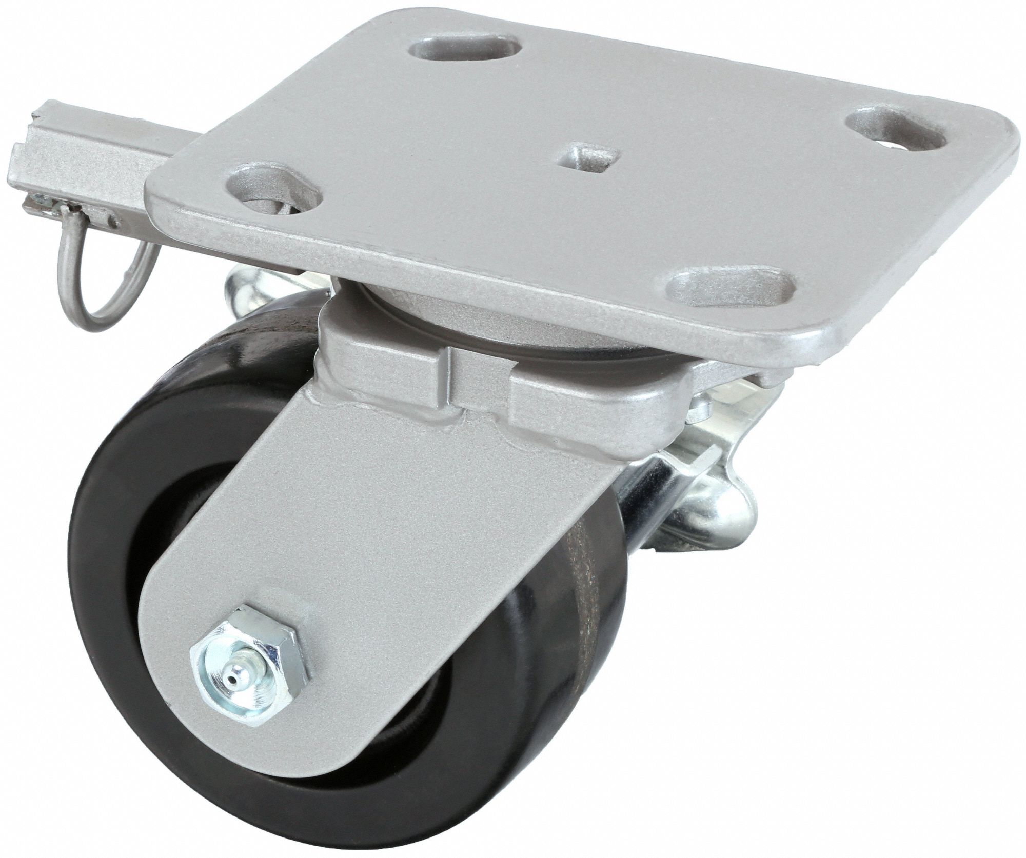 HAMILTON Standard Plate Caster 4 in Wheel Dia., 800 lb, 5 5/8 in