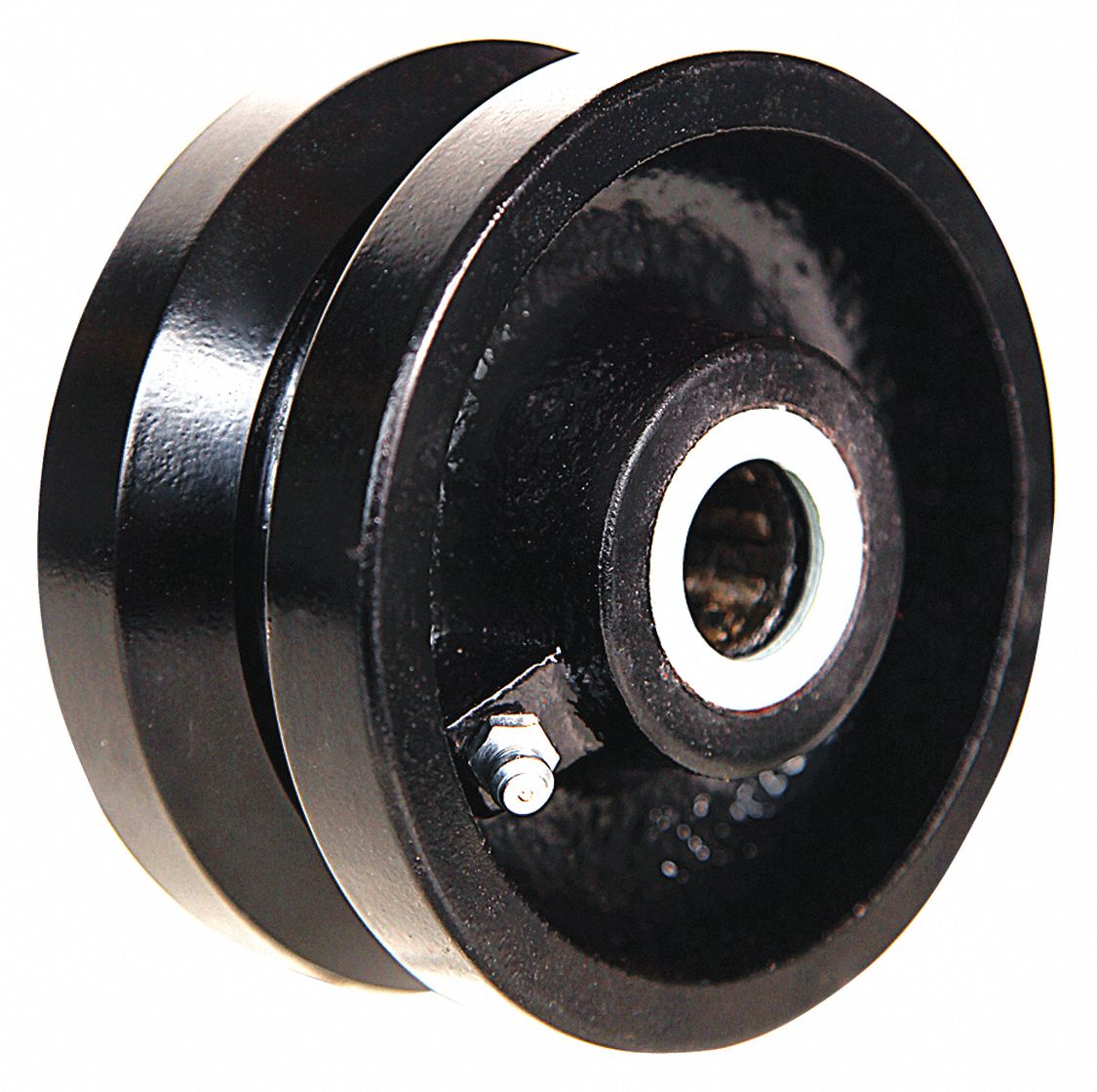 GRAINGER APPROVED VGroove Track Wheel, 4 in Wheel Dia., 800 lb Load