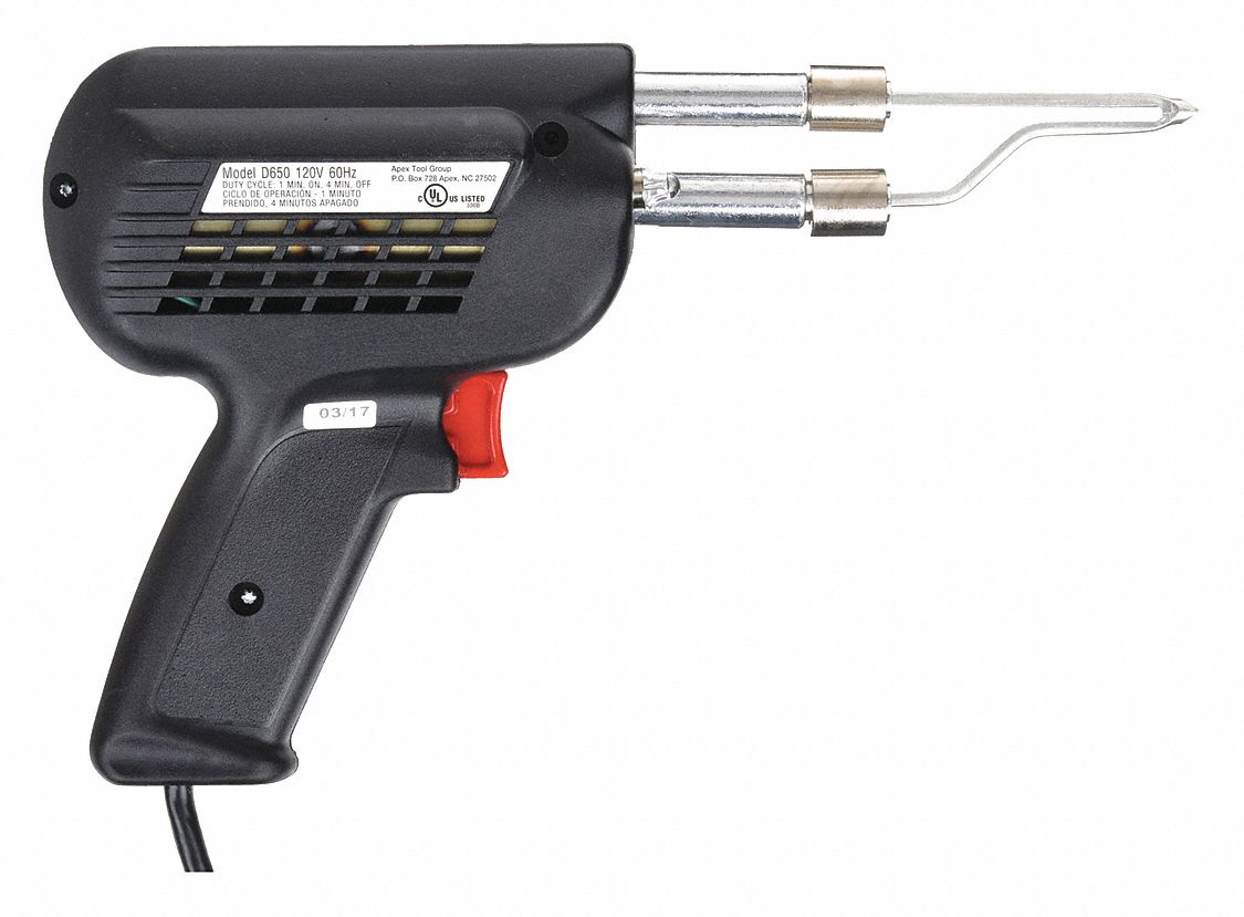 WELLER Solder Gun, 300/200 Watts, 120v 5VZZ2D650 Grainger