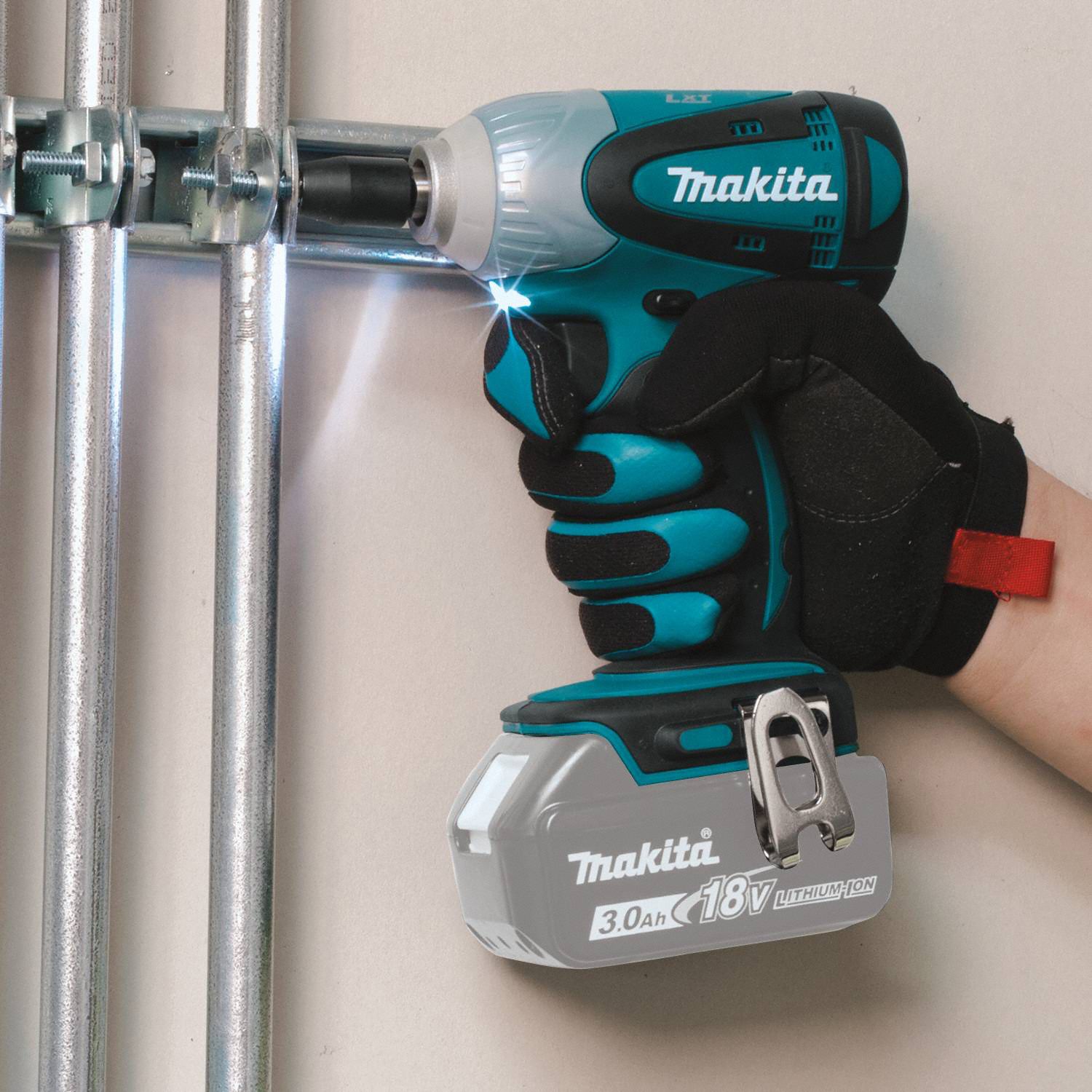 MAKITA Impact Wrench: 3/8 in Square Drive Size, 155 ft-lb Fastening