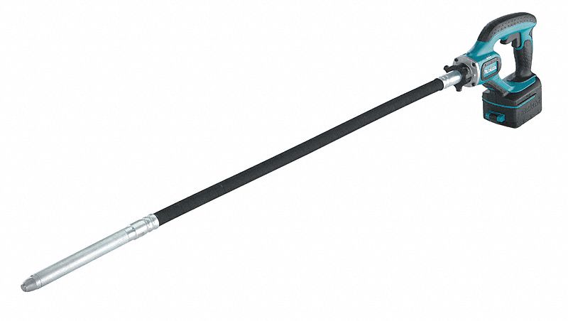 MAKITA Cordless Concrete Vibrator, Voltage 18.0, Bare Tool, 48" Shaft