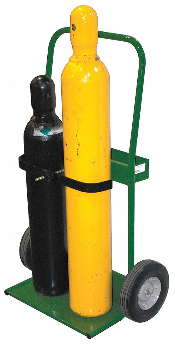 SAFTCART Welding Cylinder Hand Truck, 400 lb Load Capacity, 45 in x 30