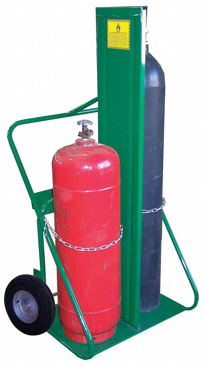 2 Cylinder Capacity, 400 lb Load Capacity, Firewall Welding Cylinder