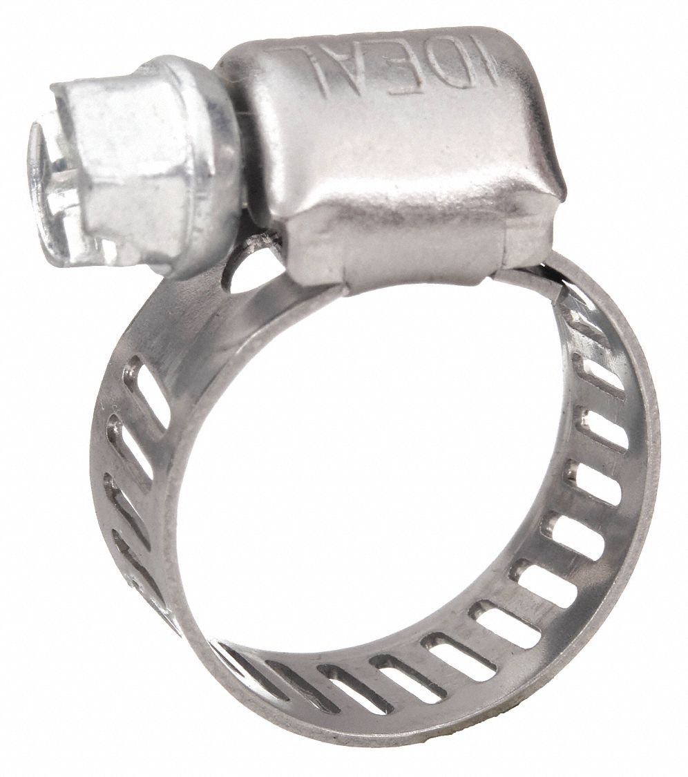 301 Stainless Steel, Perforated Band, Worm Gear Hose Clamp 5X4426203