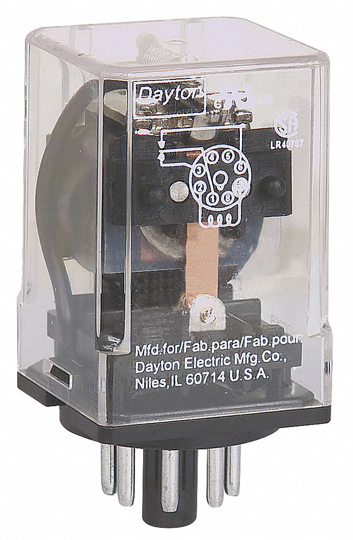 120V AC Coil Volts, 10A 277V AC Contact Rating Relay, 10A 28V DC Contact Rating Relay