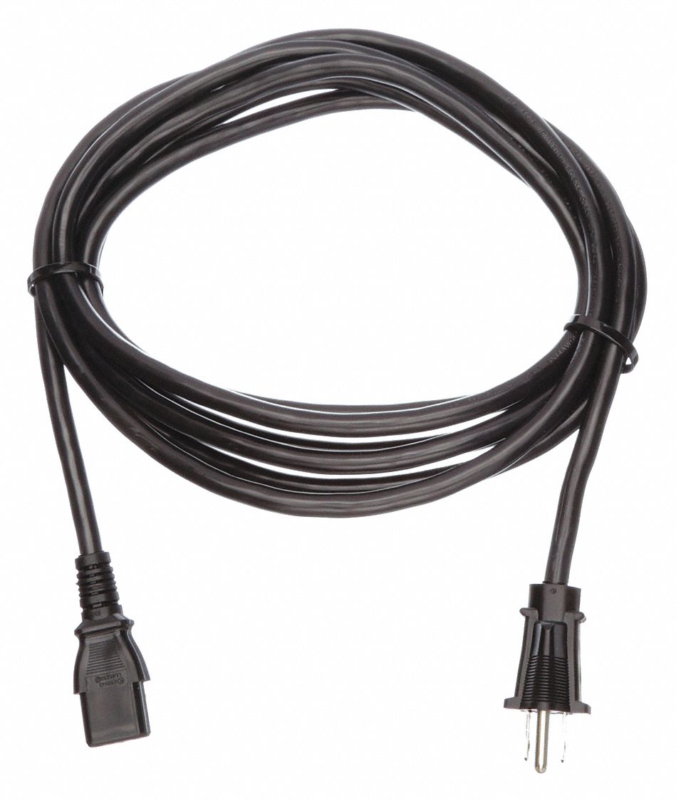 APPROVED VENDOR POWER CORD, 14 AWG WIRE SIZE, 15 FT CORD, IEC C13, 15 A