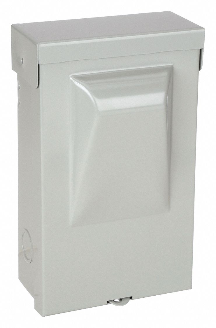 EATON Fusible Air Conditioning Disconnect Switch, Metallic, Galvanized