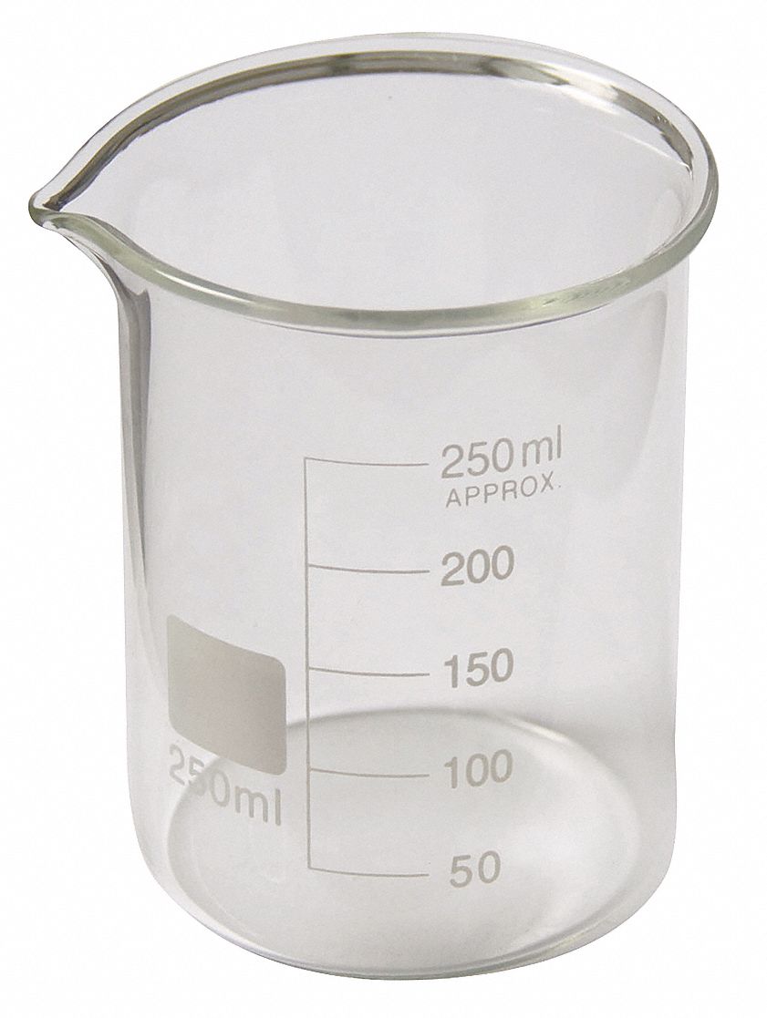 LAB SAFETY SUPPLY Beaker, 400 mL/13.5 oz, Tall Form, 50 to 400mL