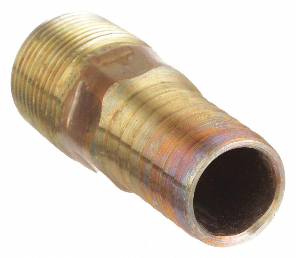 CAMPBELL, For 1 1/2 in Hose I.D., Hose Barb x NPT, Barbed Hose Fitting