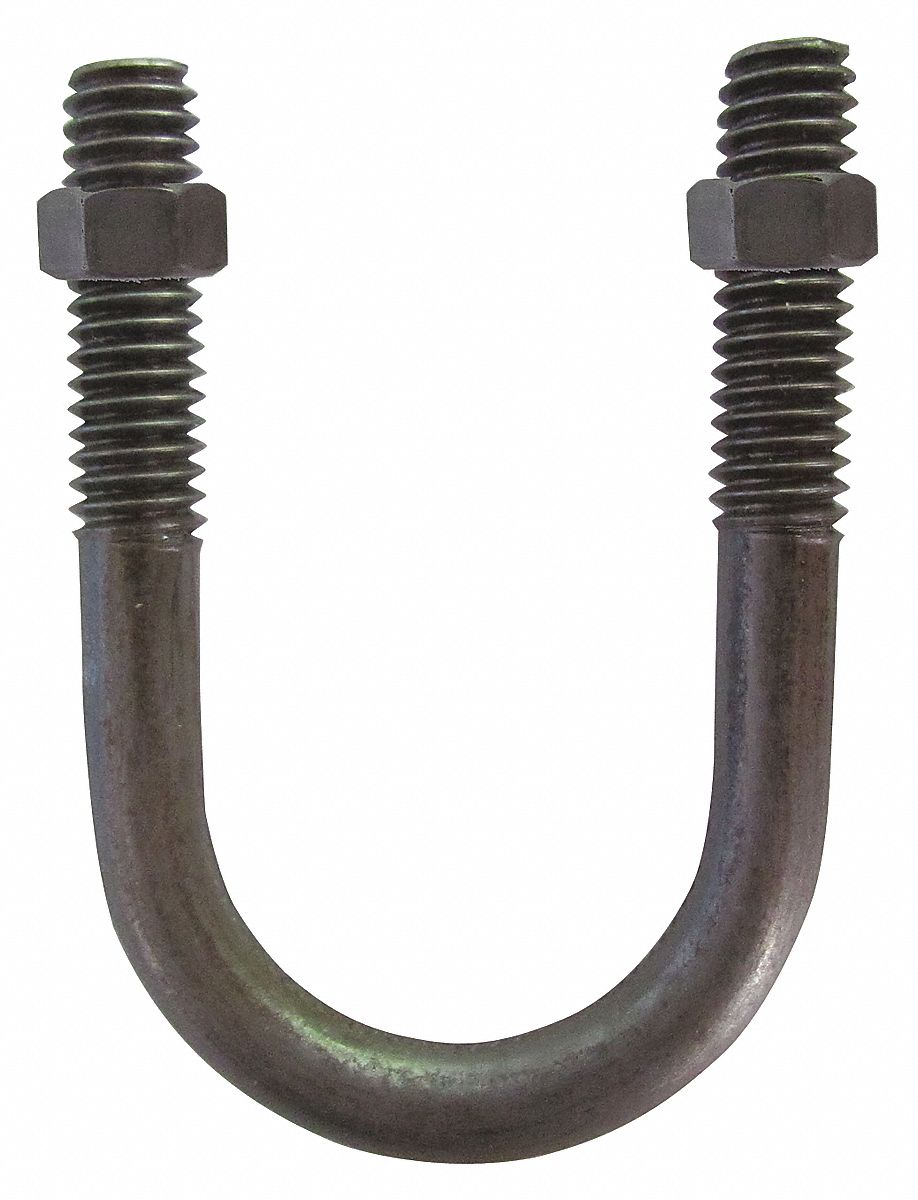 FABORY UBolt, Standard, 304 Stainless Steel, Plain, 1/4"20, 3/4 in Thread Length, PK 460