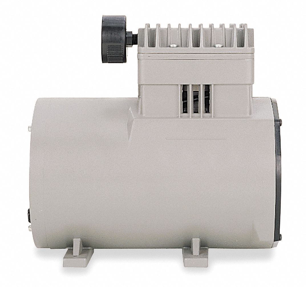 THOMAS 1/3 HP Compressor/Vacuum Pump, 115V AC, 100/100 Max. PSI Cont