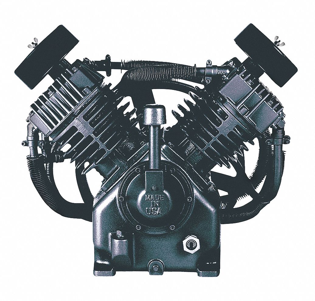 SPEEDAIRE 2Stage Splash Air Compressor Pump with 4 qt Oil Capacity