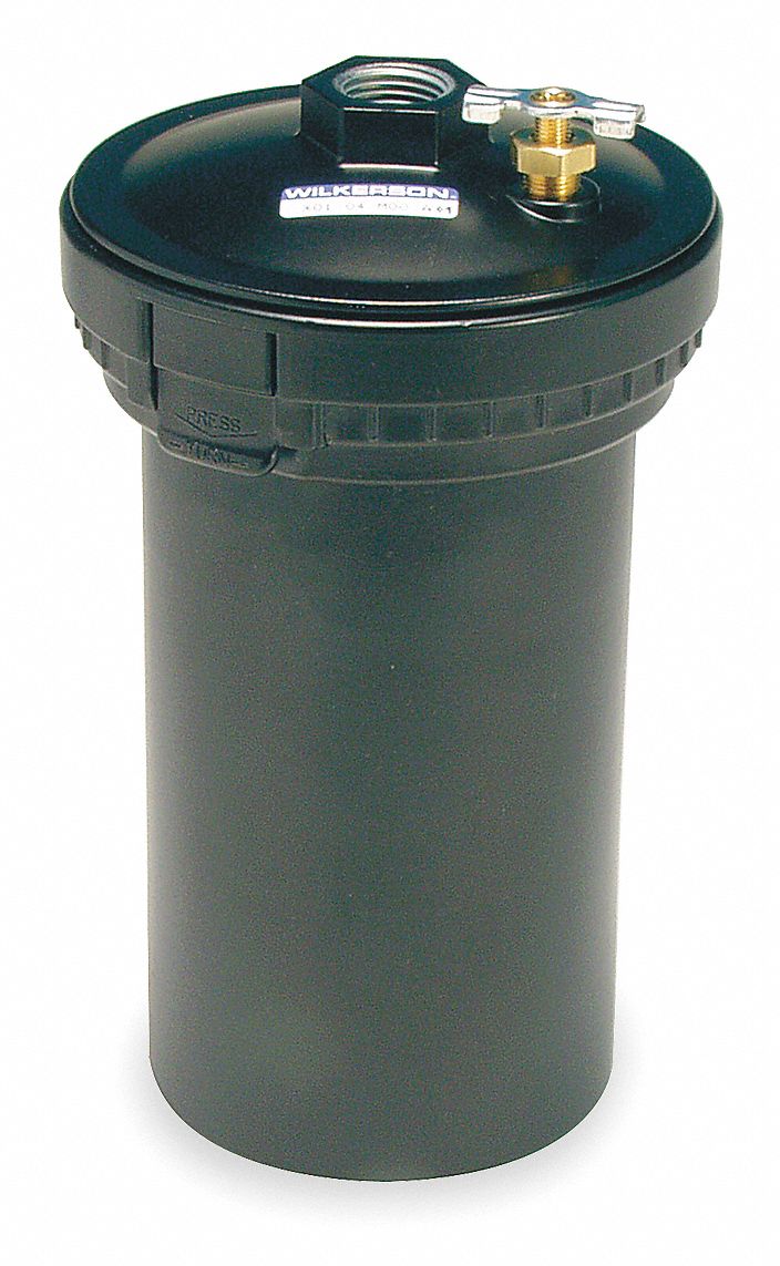 WILKERSON, 1/2 in NPT Pipe Size, 1/8 in Drain Outlet Dia., Automatic