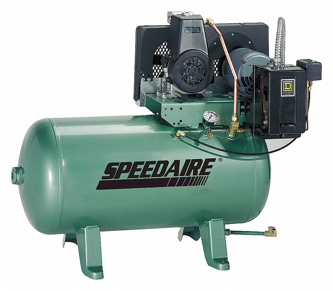 SPEEDAIRE 1 Phase Electrical Horizontal Tank Mounted 1.0 hpHP Air