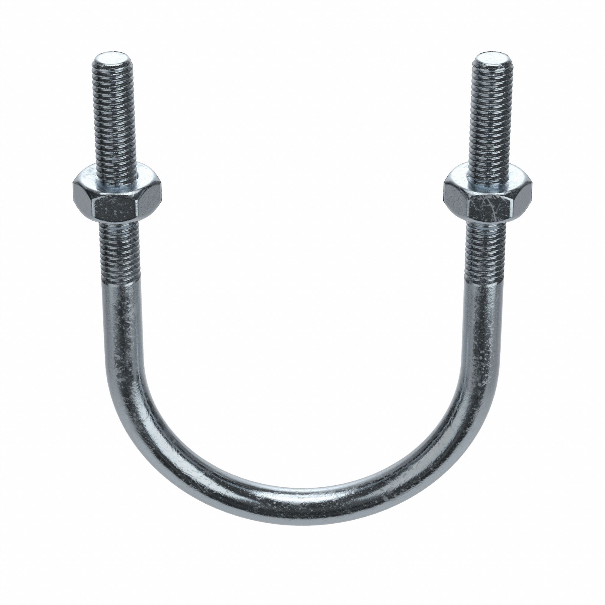 1/2"-13 Thread Size, 2 15/16 in Inside Wd/Dia, Standard U-Bolt - 5ZA54