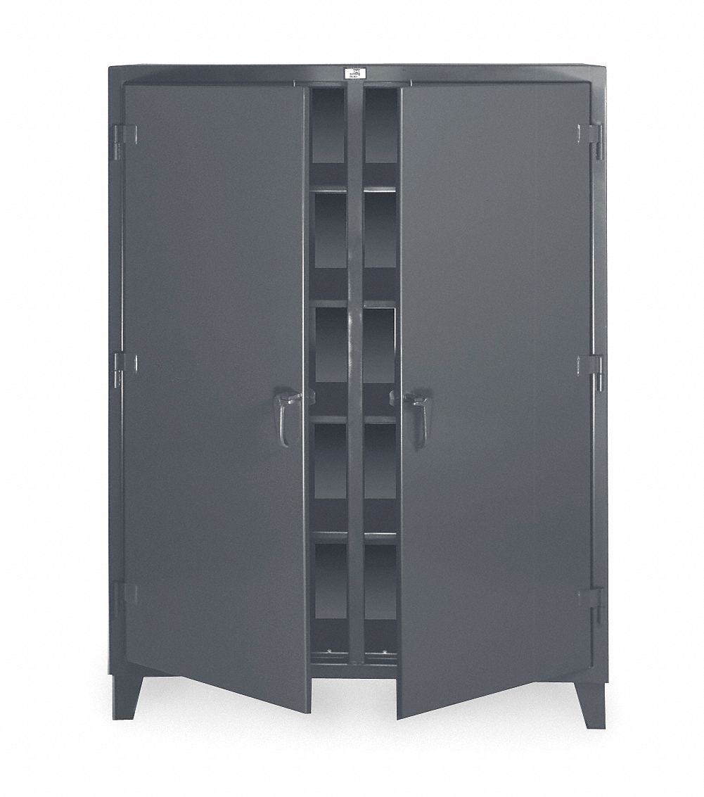 STRONG HOLD Heavy Duty Storage Dark Gray, 78 in H X 60 in W X