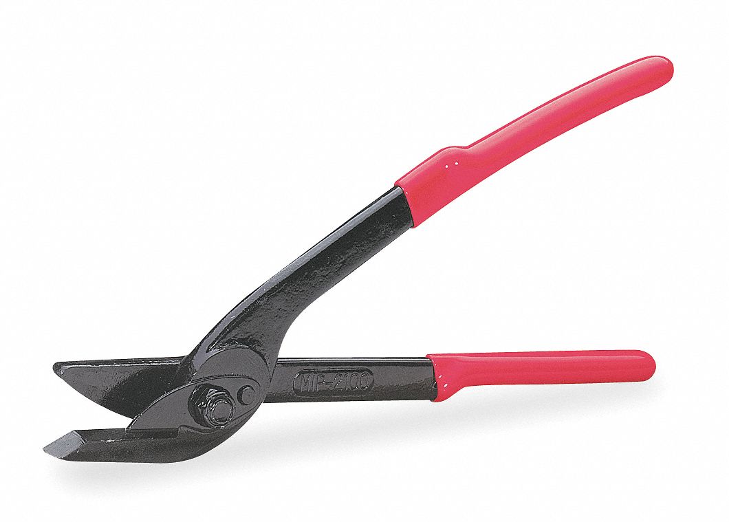 MIP Strapping Cutter, 1 Handed, Plastic and Steel Strapping, Fits Strap