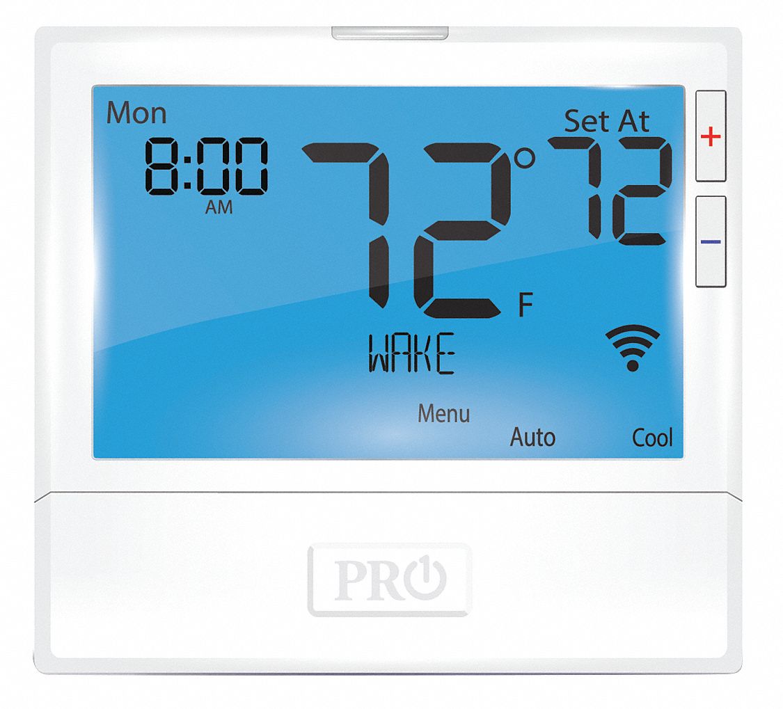 PRO1 IAQ, Heat and Cool, White, Wireless Low Voltage Thermostat