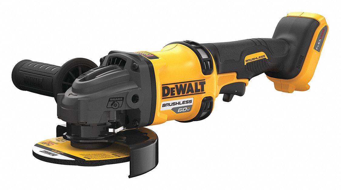 DEWALT 4 1/2 in FLEXVOLT™ Cordless Angle Grinder, 60.0 Voltage, 9000 No