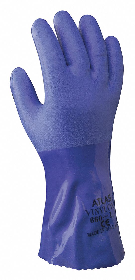 12 in Glove Lg, S Glove Size, Chemical Protection Glove 60GG89660S