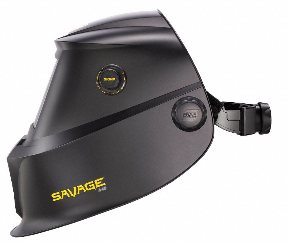 ESAB Welding Helmet AutoDarkening, 4 Arc Sensors, Black, W9 to W13, 3