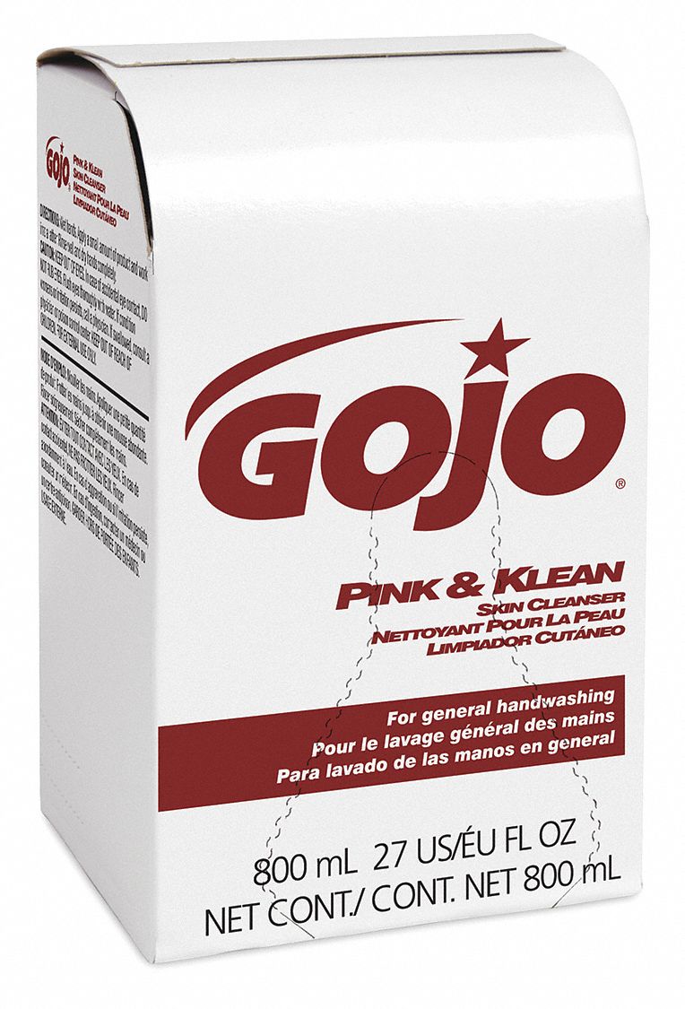GOJO Light Floral, Liquid, Hand Soap, 800mL, Box, BaginBox, PK 12