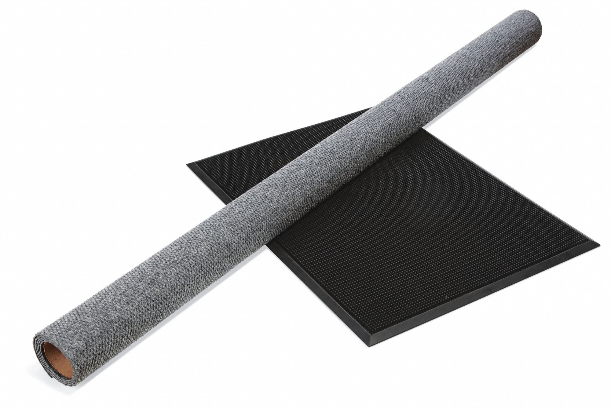 PIG Footwear Sanitizing Mat Gray, 4 ft Mat Wd, 6 ft Mat Lg, 1/2 in Mat