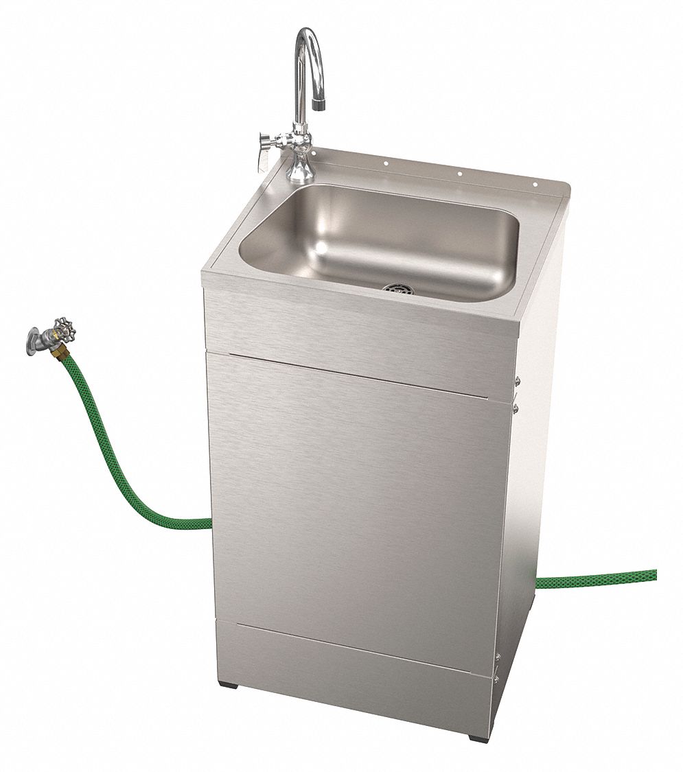 Acorn WashWare, Single Manual Handle, Portable Hand Washing Station 60JC30EPS1015CSF40