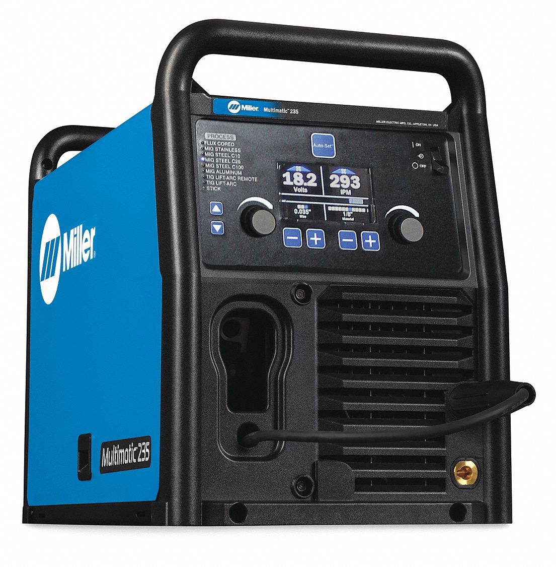 MILLER Mig Welder, Multimatic 235 Series, Input Voltage 208/220/230