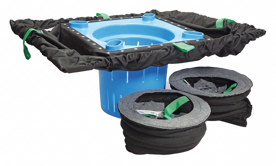 PIG, 49 in L x 37 in W x 16 1/2 in H, 60 gpm Max. Flow Rate, Storm