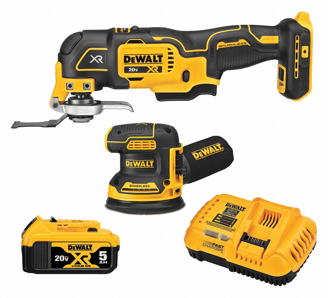 DEWALT, 20 V Volt, 2 Tools, Cordless Tool Combination Kit 60KA40