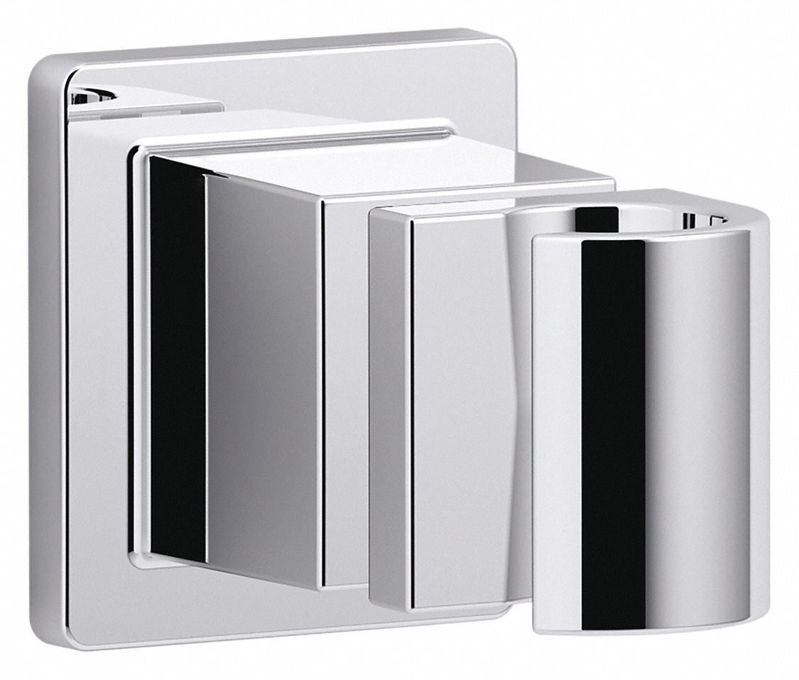 Kohler, 3 3/8 in x 2 in x 2 1/4 in Size, Handshower Bracket 60KA6998348CP Grainger