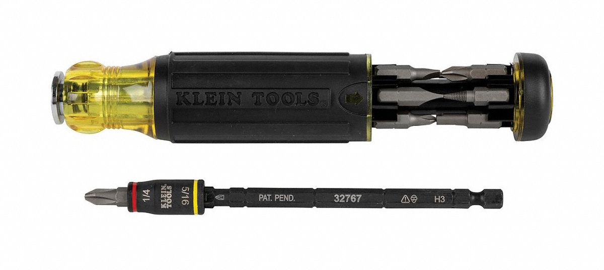 KLEIN TOOLS, HVAC Adjustable Length Screwdriver 60KN7632304 Grainger