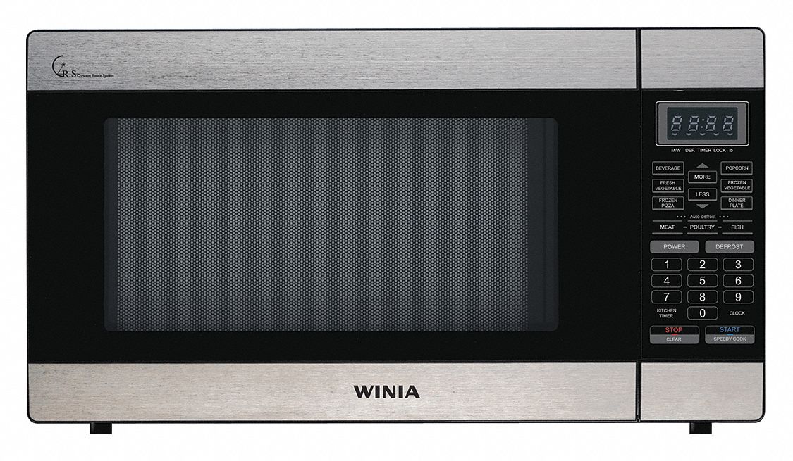 WINIA, Stainless Steel, 1.6 cu ft Oven Capacity, Microwave 60KR06GGS