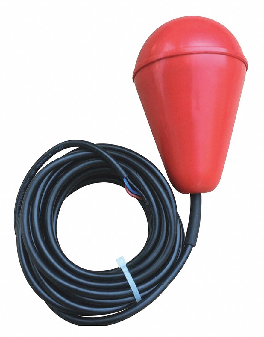SUMP ALARM Heavy Duty Float Switch, Switch Actuation Internally