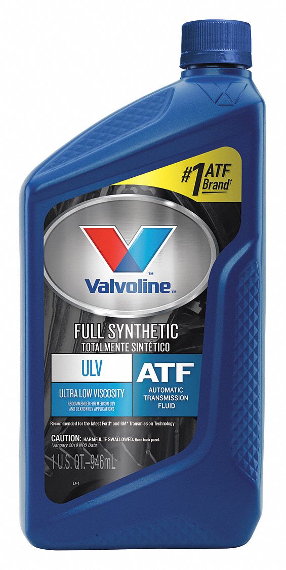 VALVOLINE Transmission Fluid, Red, 1 qt Size 60KT39888460 Grainger