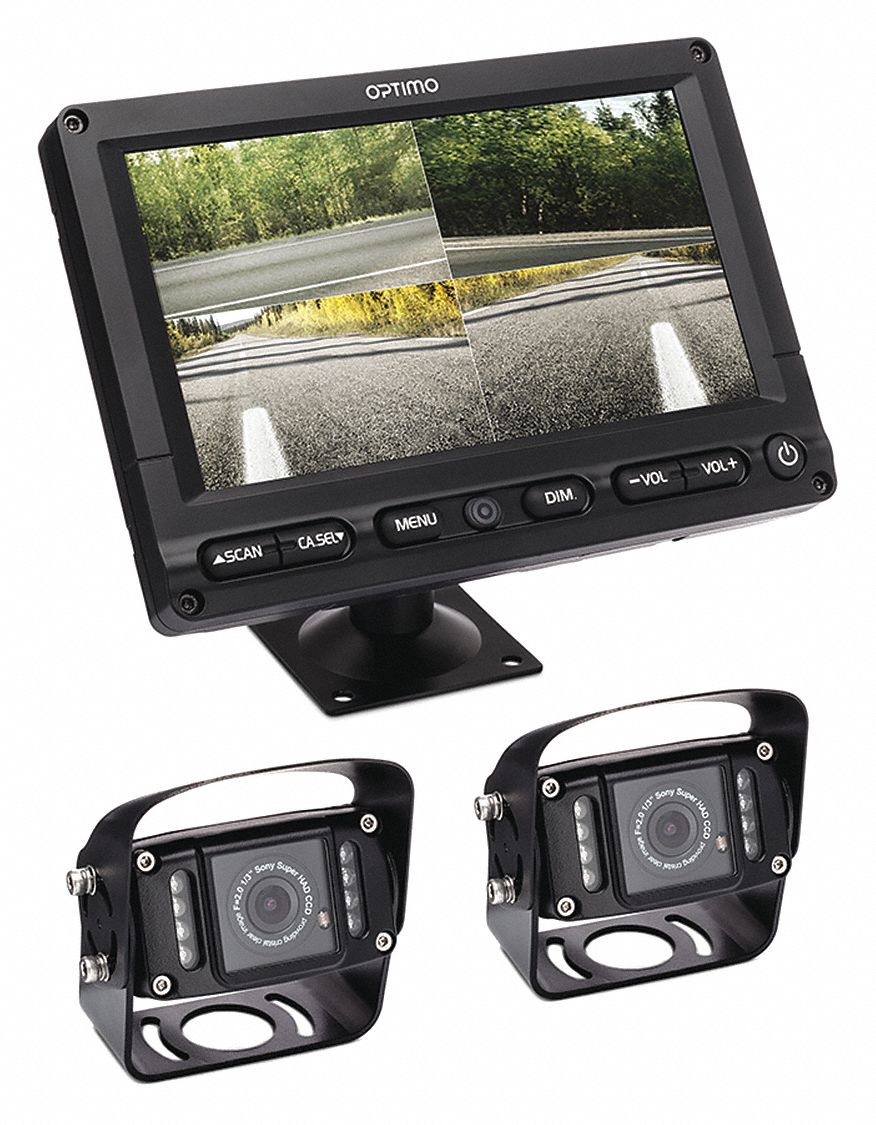 OPTIMO ELECTRONICS, Backup Cameras/Backup & Dash Camera Kits, Camera System 60KU26SYS7422ED