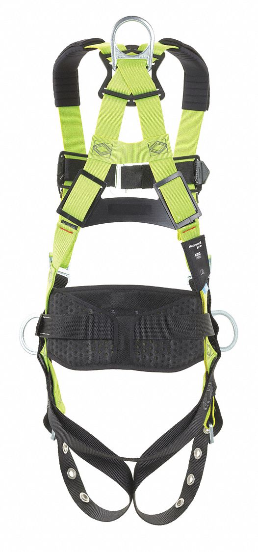 HONEYWELL MILLER Miller H500 Harness, 420 lb, Green S/M 60ML55