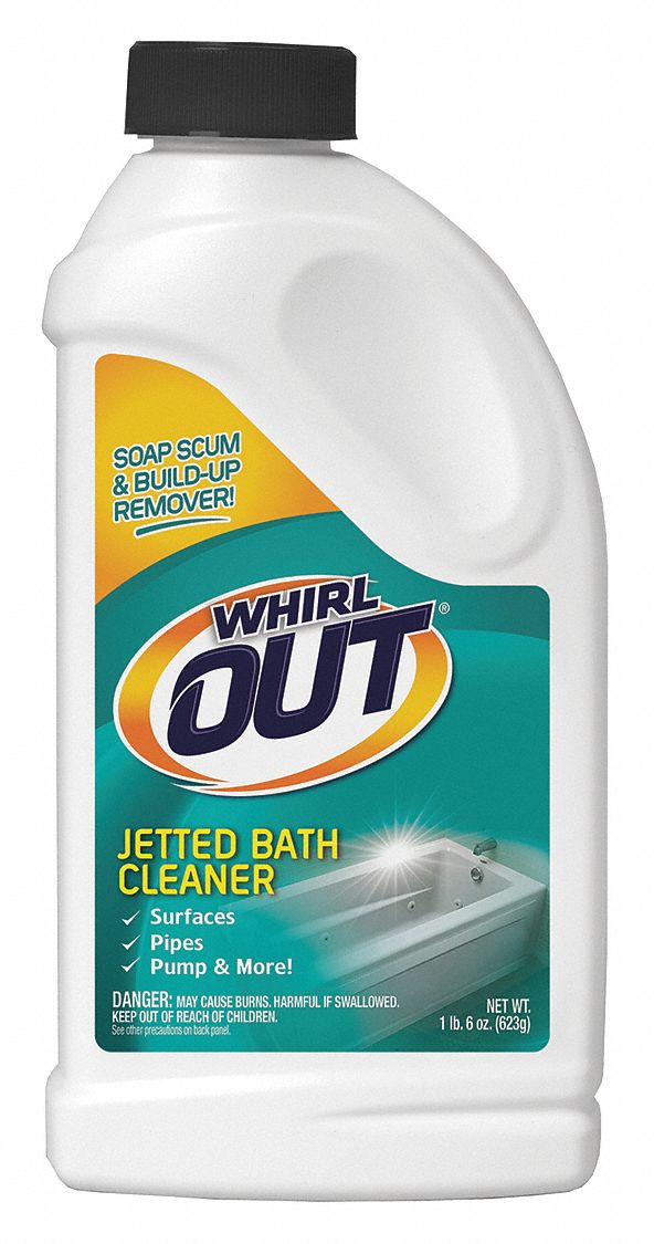 WHIRLOUT, Bottle, 22 oz Container Size, Powder Whirlpool and Bath