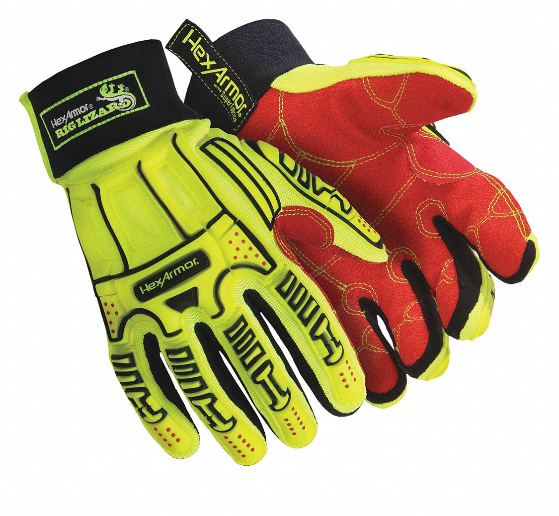 HEXARMOR HEXARMOR Safety Gloves S ( 7 ), Riggers Glove, Synthetic