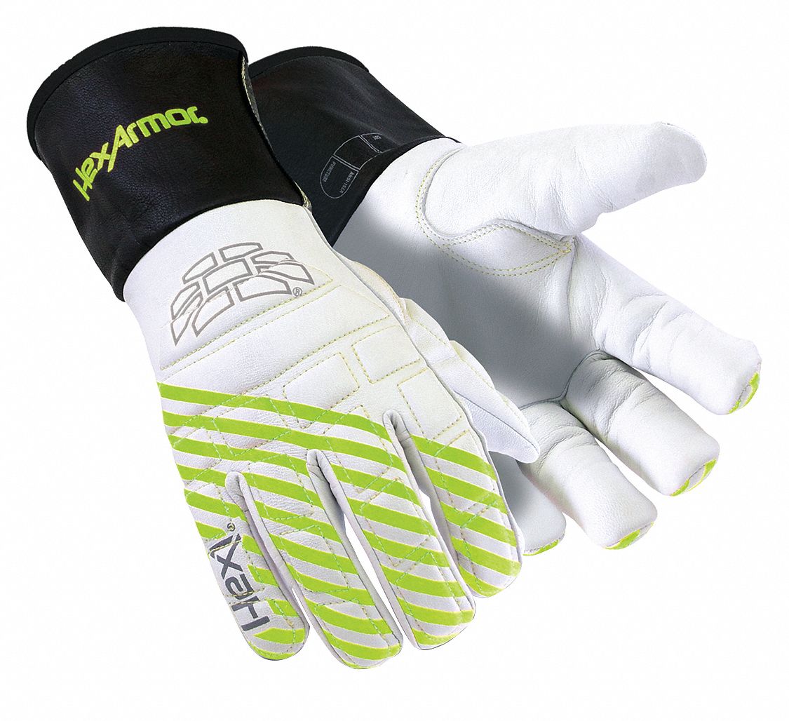 HEXARMOR HEXARMOR Safety Gloves 3XL ( 12 ), Drivers Glove, Goatskin