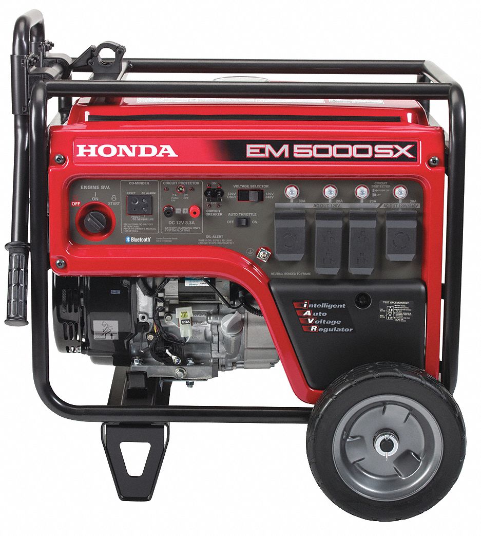 HONDA, Conventional, Gasoline, Portable Generator - 60NP41|EM5000SXK3AN