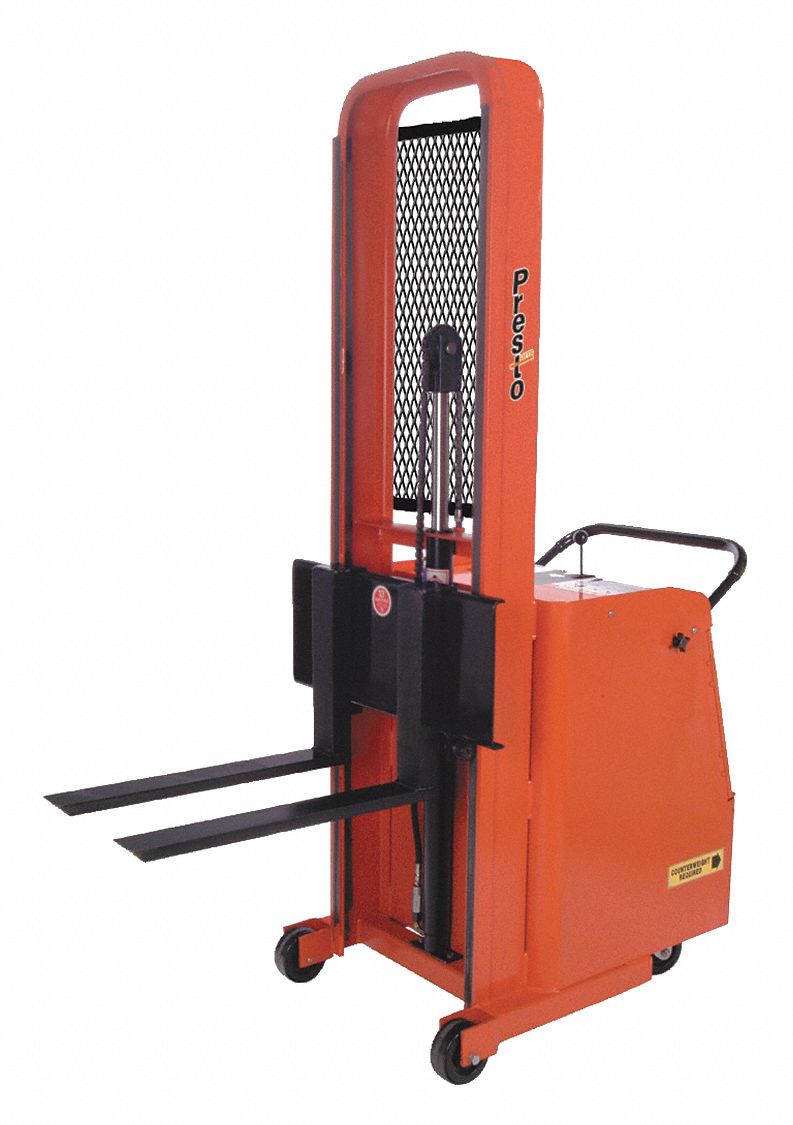 PRESTO LIFTS Manual Drive Stacker, 1,000 lb Load Capacity 60NY16C62A