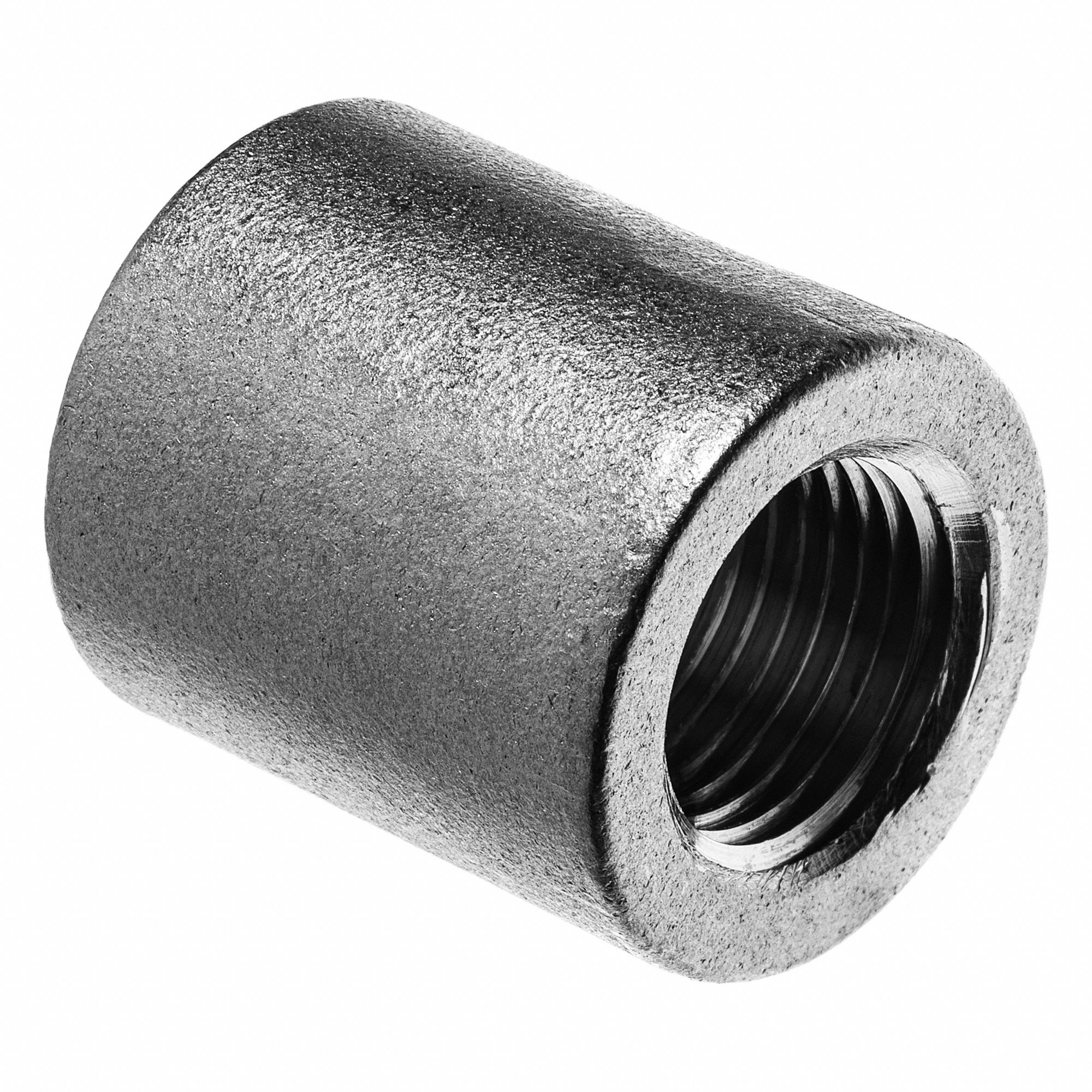 Aluminum, 1/2 in x 1/2 in Fitting Pipe Size, Straight Coupling 60PV88