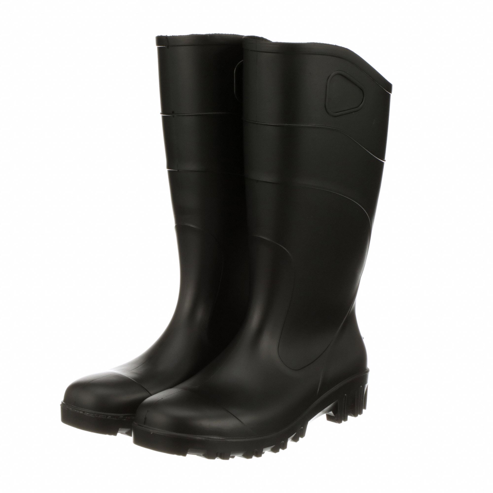 HEARTLAND FOOTWEAR Rubber Boots, Unisex, 6, Knee, Plain Toe Type, PVC